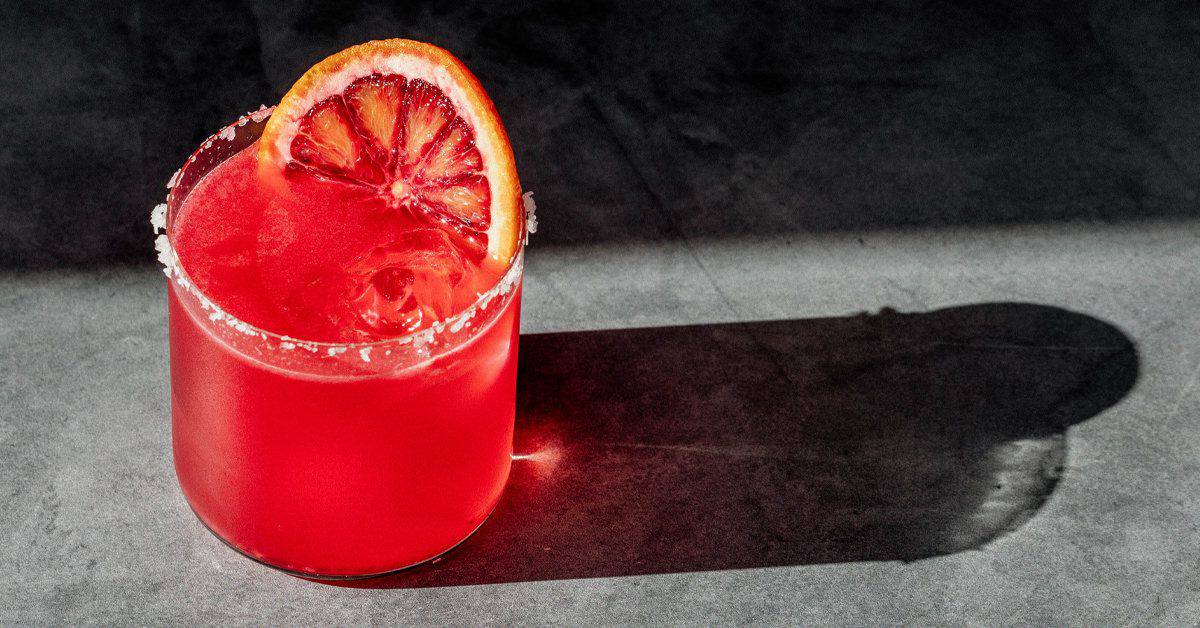 Receta de cóctel Margarita de naranja sanguina